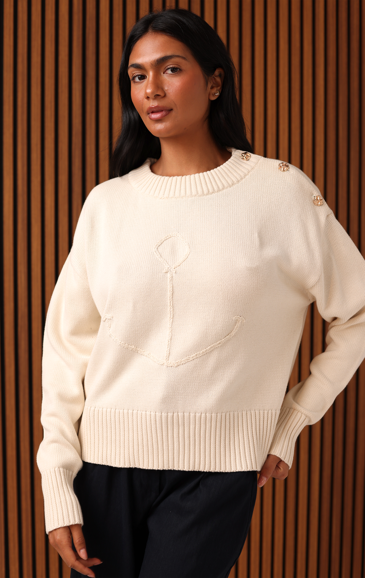 ANCHORS AWAY SWEATER
