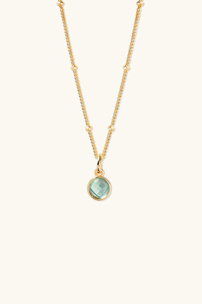 Birthstone Necklace - 15.5" -