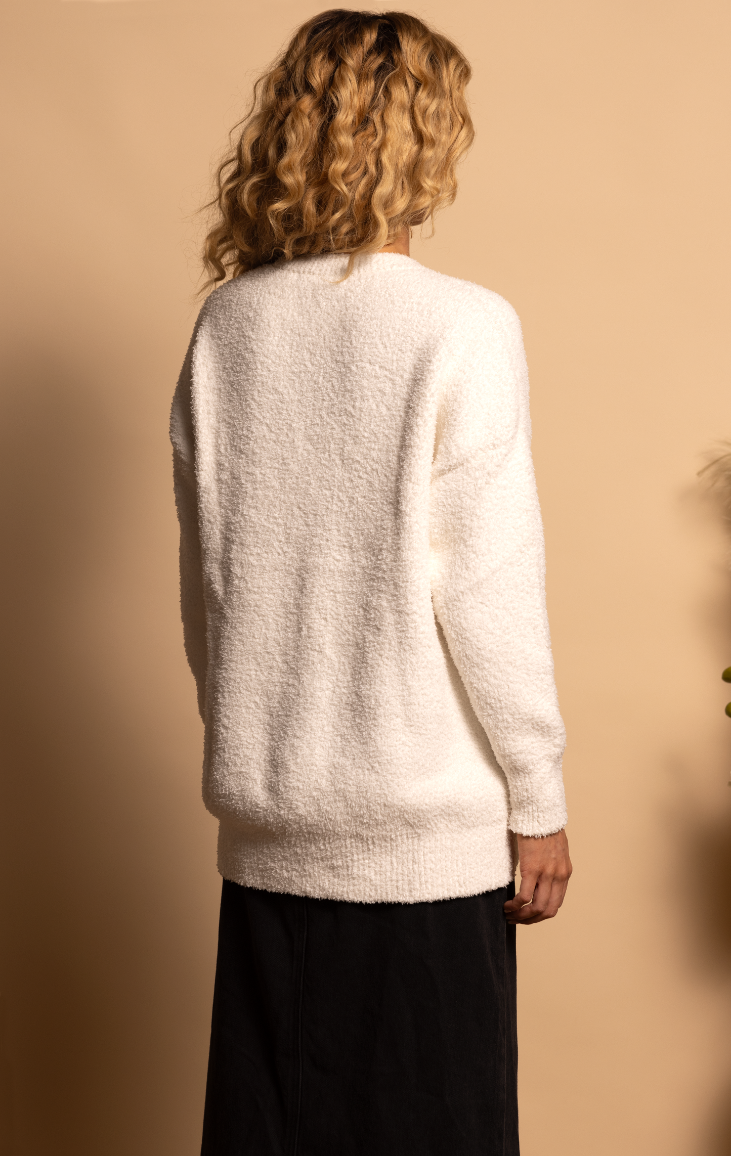 COZY SWEATER - IVORY - XS