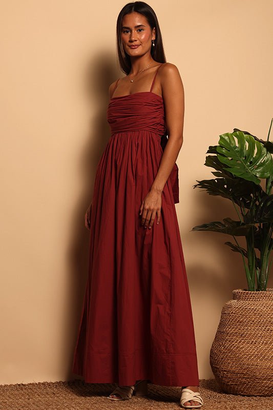 COURTNEY MAXI - BRANDY - XS