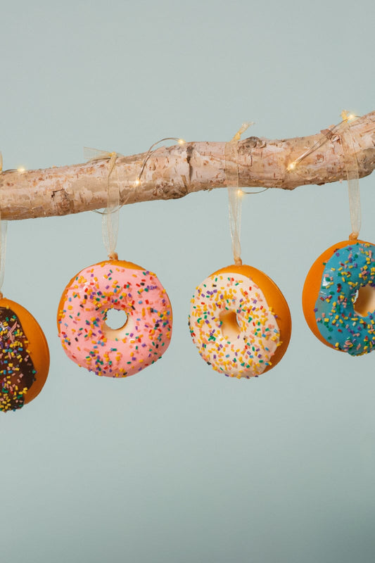 Foam Donut Ornament - -