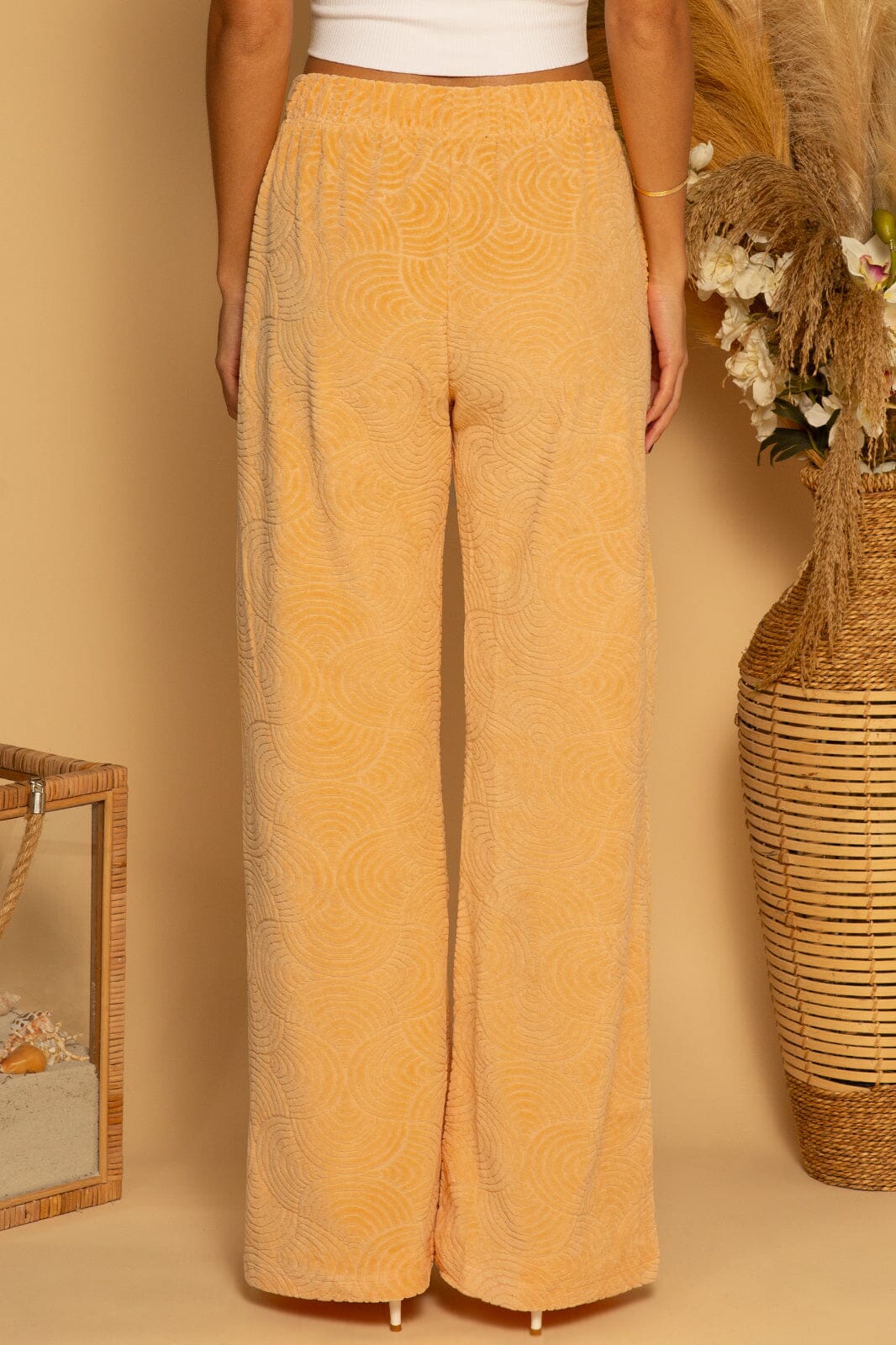 Buy Golden Trousers & Pants for Women by RIVI Online | Ajio.com