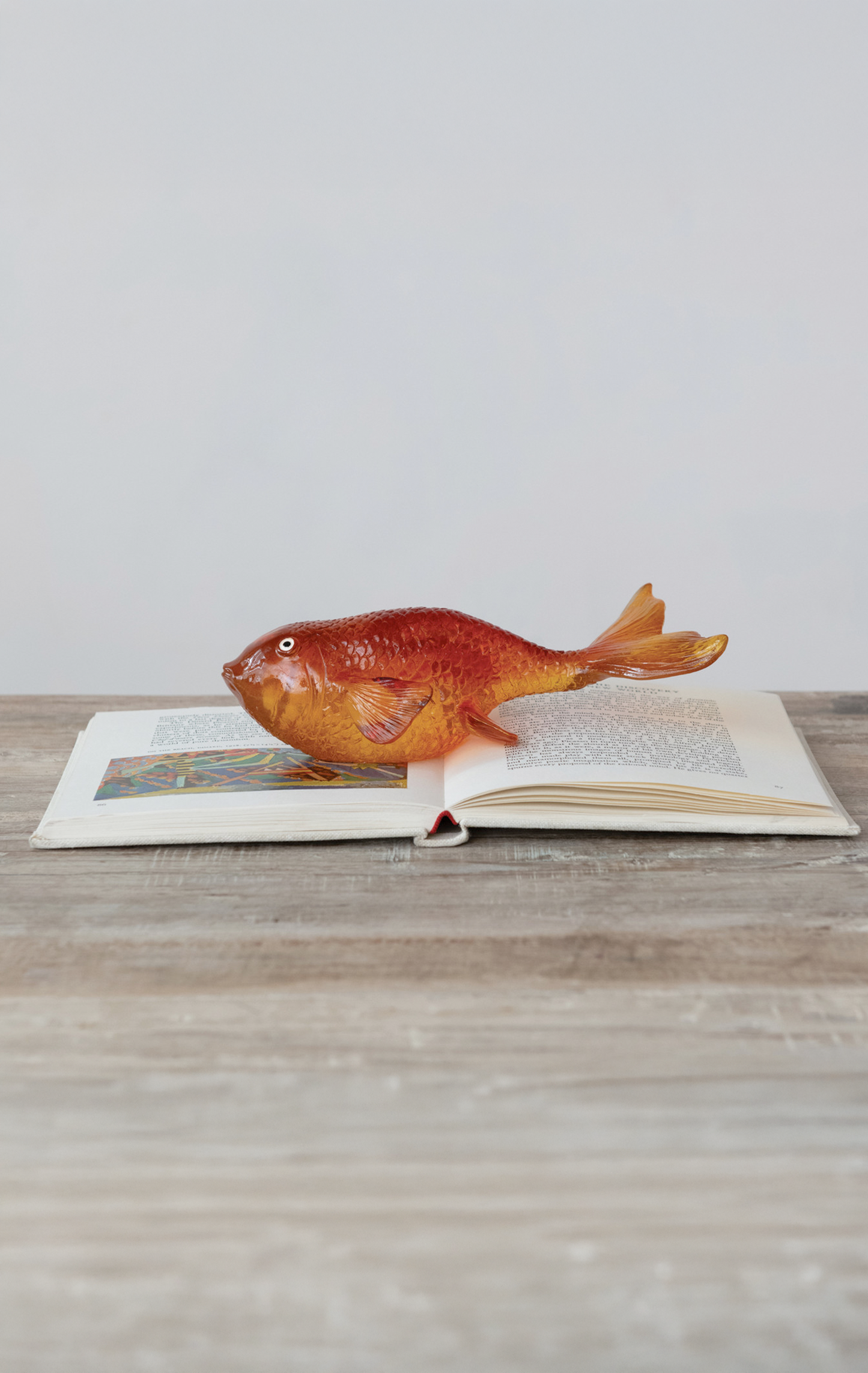 TRANSPARENT RESIN GOLDFISH