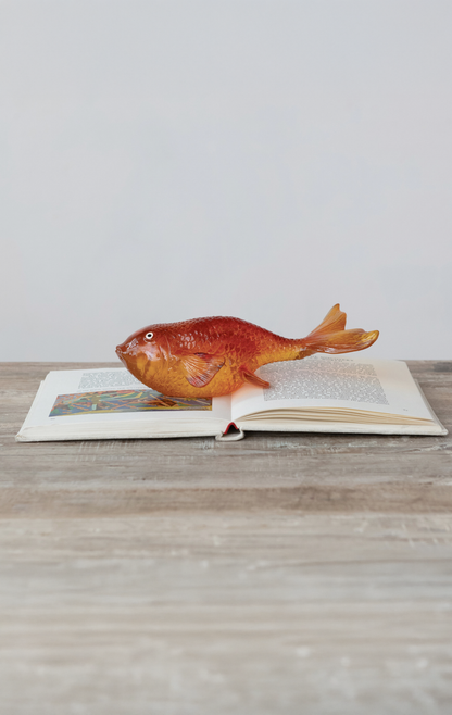 TRANSPARENT RESIN GOLDFISH
