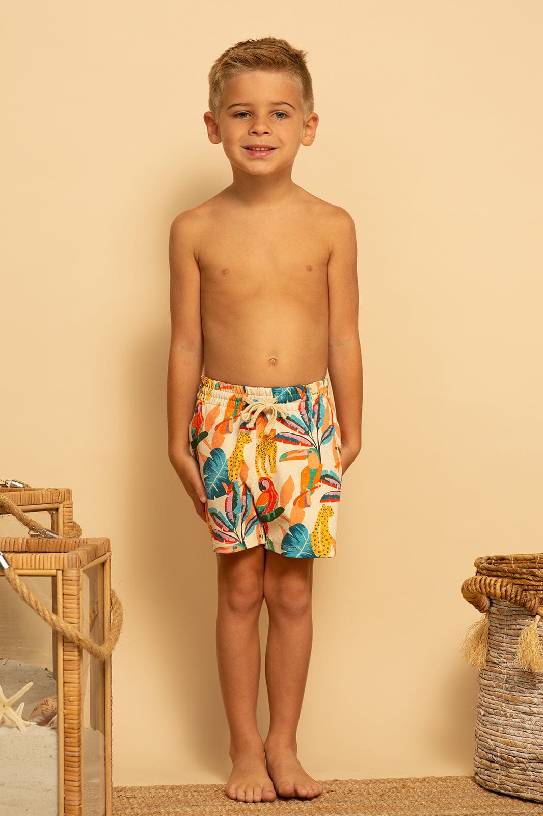 BOYS TIDEWATER VOLLEY BOARDSHORT - AMAZONIA - XS