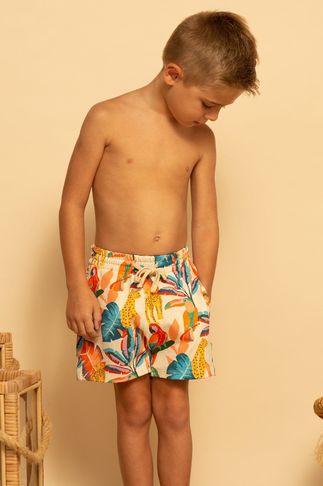 BOYS TIDEWATER VOLLEY BOARDSHORT - AMAZONIA - XS