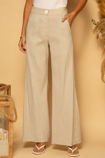 TROUSER PANT - BEIGE - XS