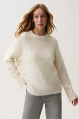 LUNA EMBELLISHED SWEATER P00065010-NB