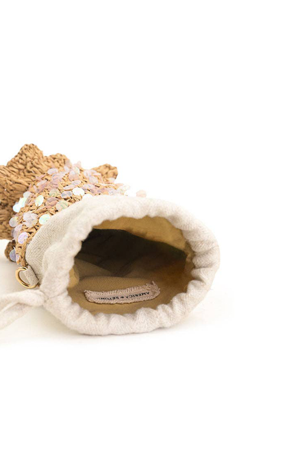 OCEAN WHIMSY RAFFIA FISH BAG