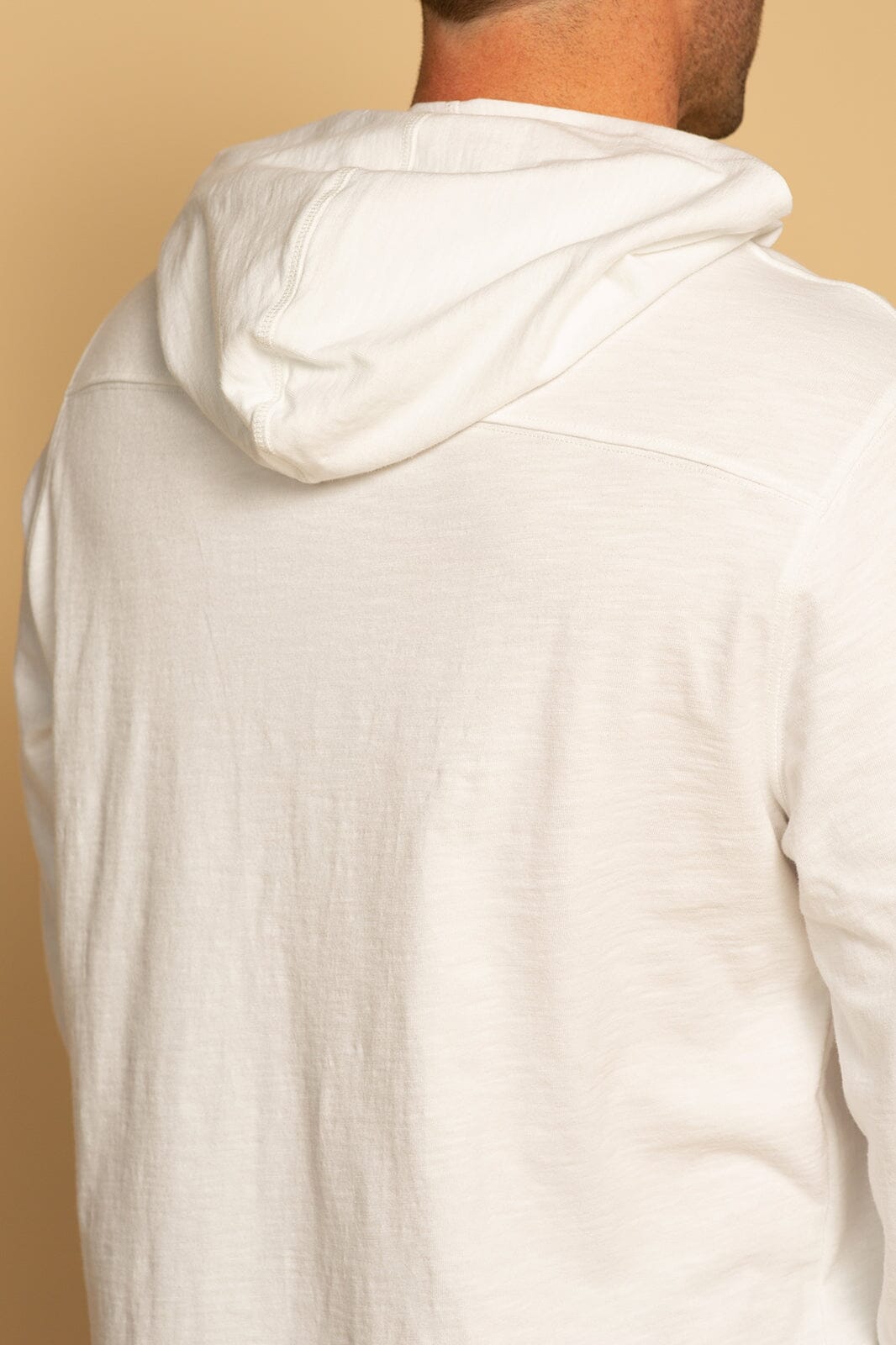 SLUB HOODIE - WHITE - S