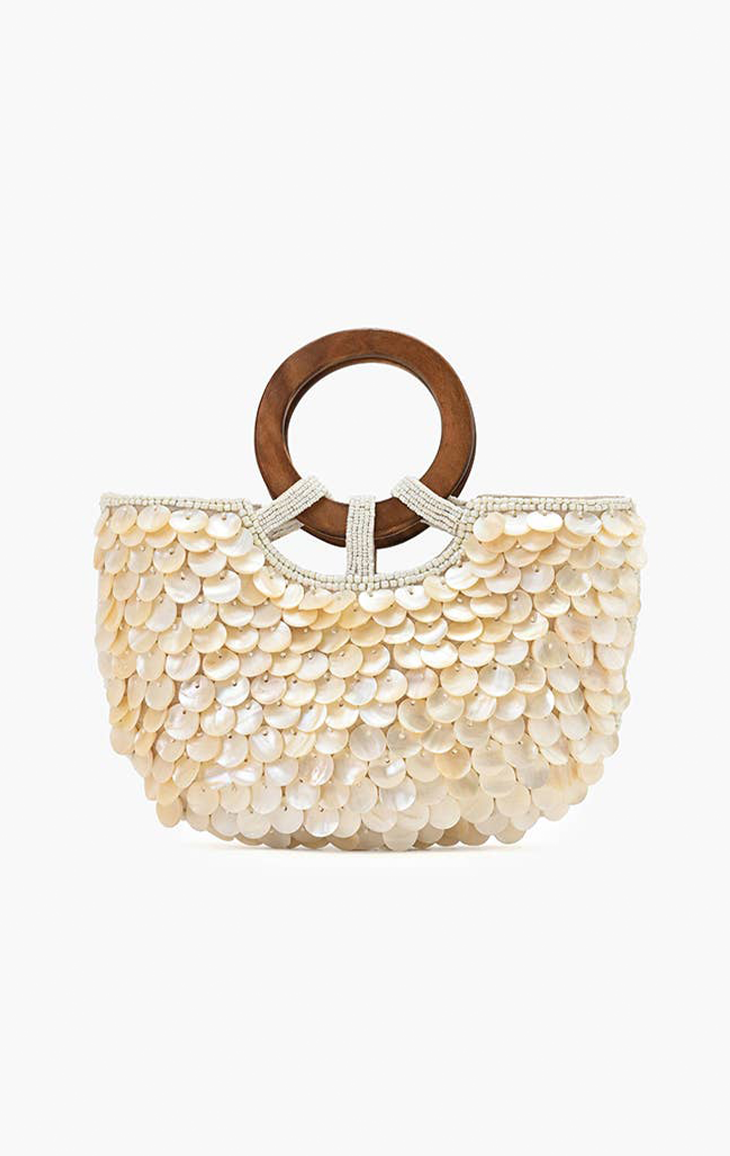 MERMAID SCALE TOP HANDLE BAG