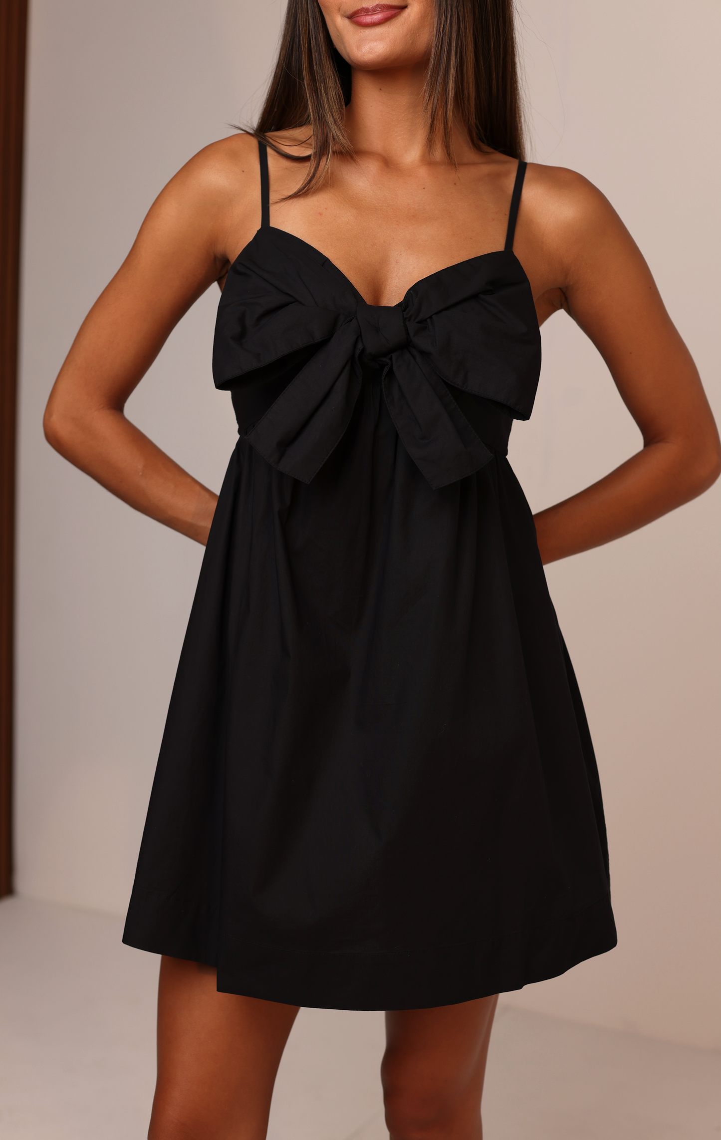 BELLE BOW MINI DRESS