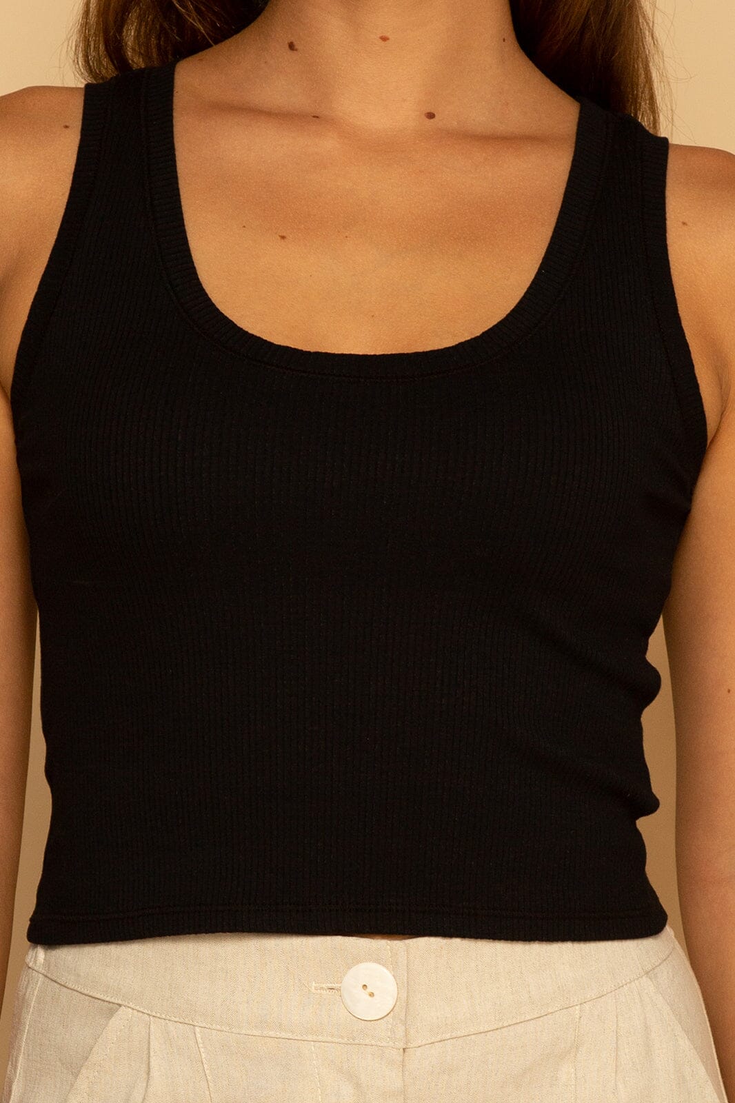 RIB TANK - BLACK - XS