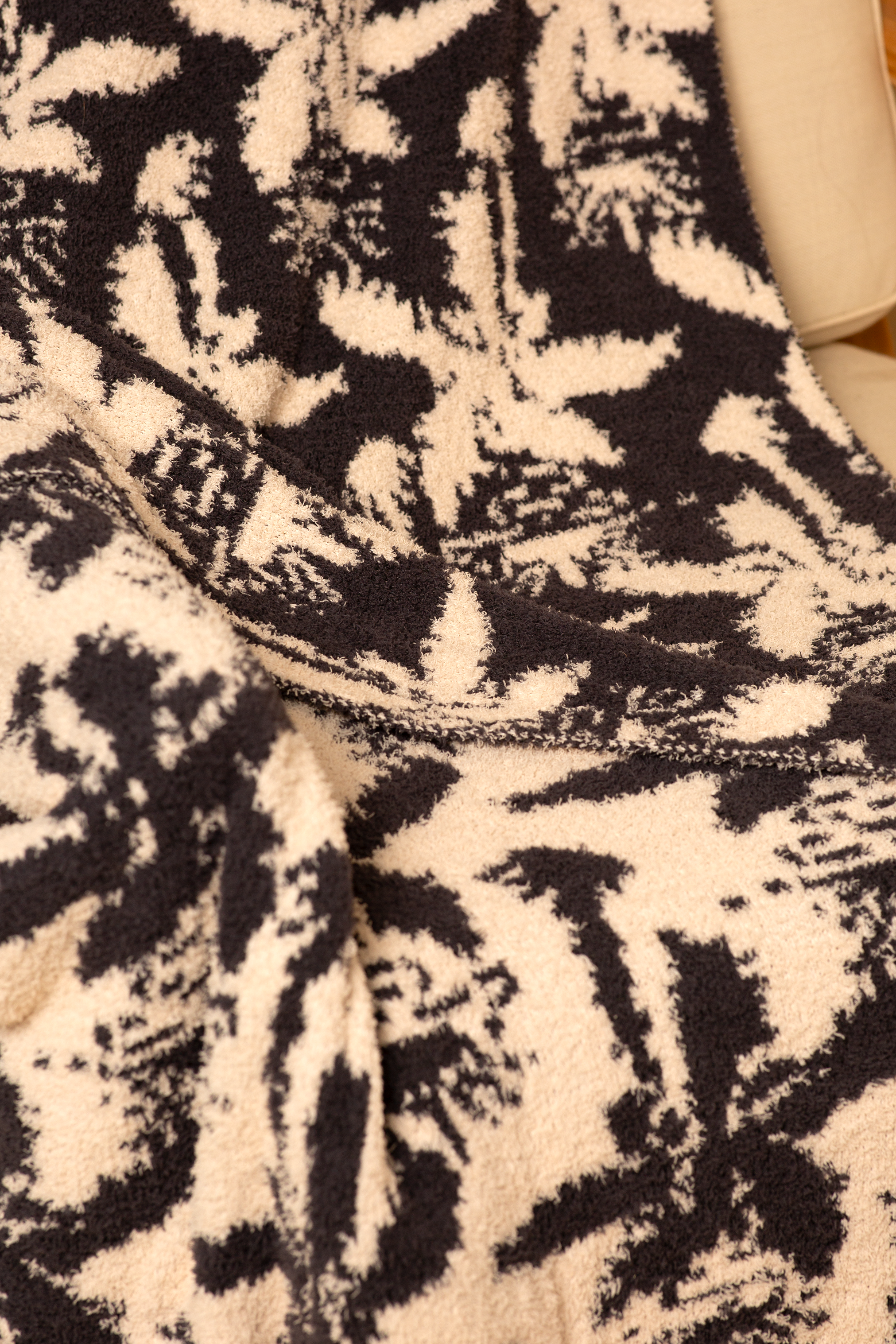 PALM TREE COZY BLANKET - MIDNIGHT SANDS