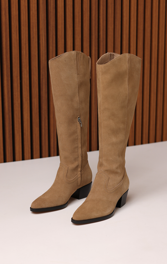 VIRONA H2O SUEDE BOOT DARK TAUPE