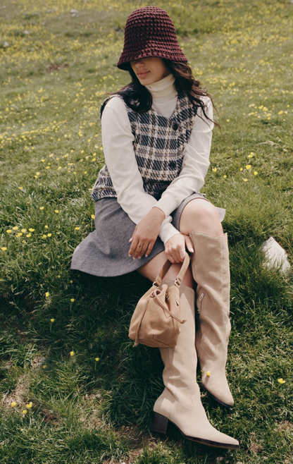 VIRONA H2O SUEDE BOOT DARK TAUPE