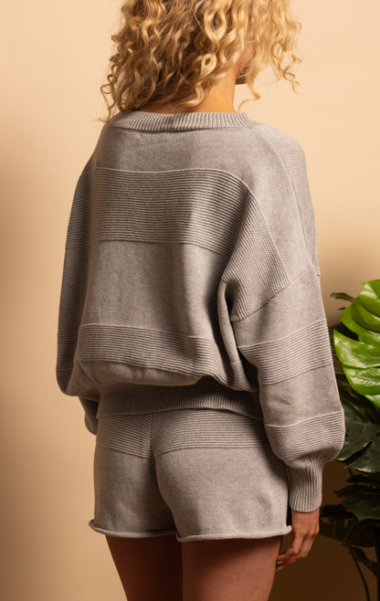 SUTTON SWEATER - GREY - XS