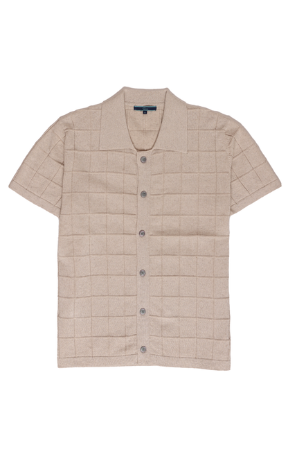 DOCKSIDE KNIT BUTTON UP