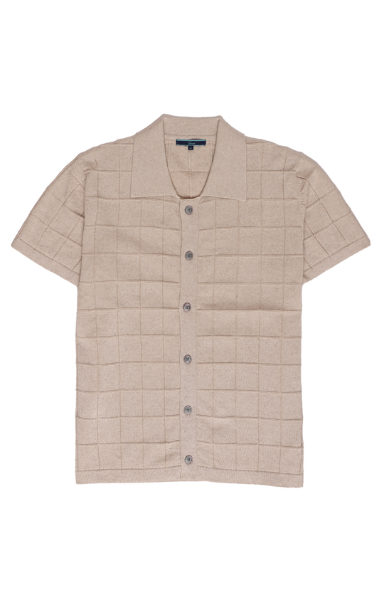DOCKSIDE KNIT BUTTON UP