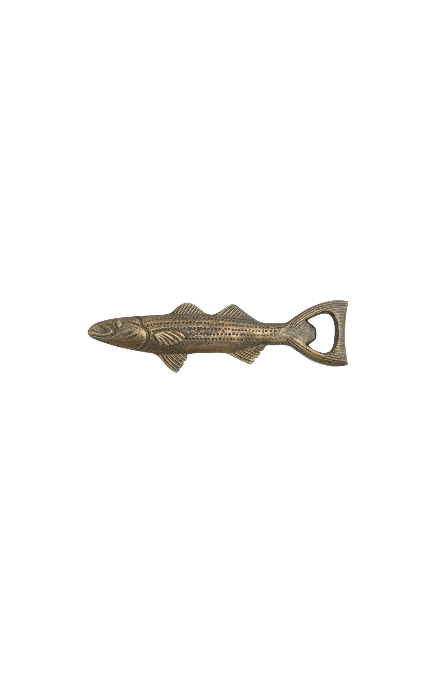 CAST ALUMINUM FISH SHAPED BOTTLE OPENER