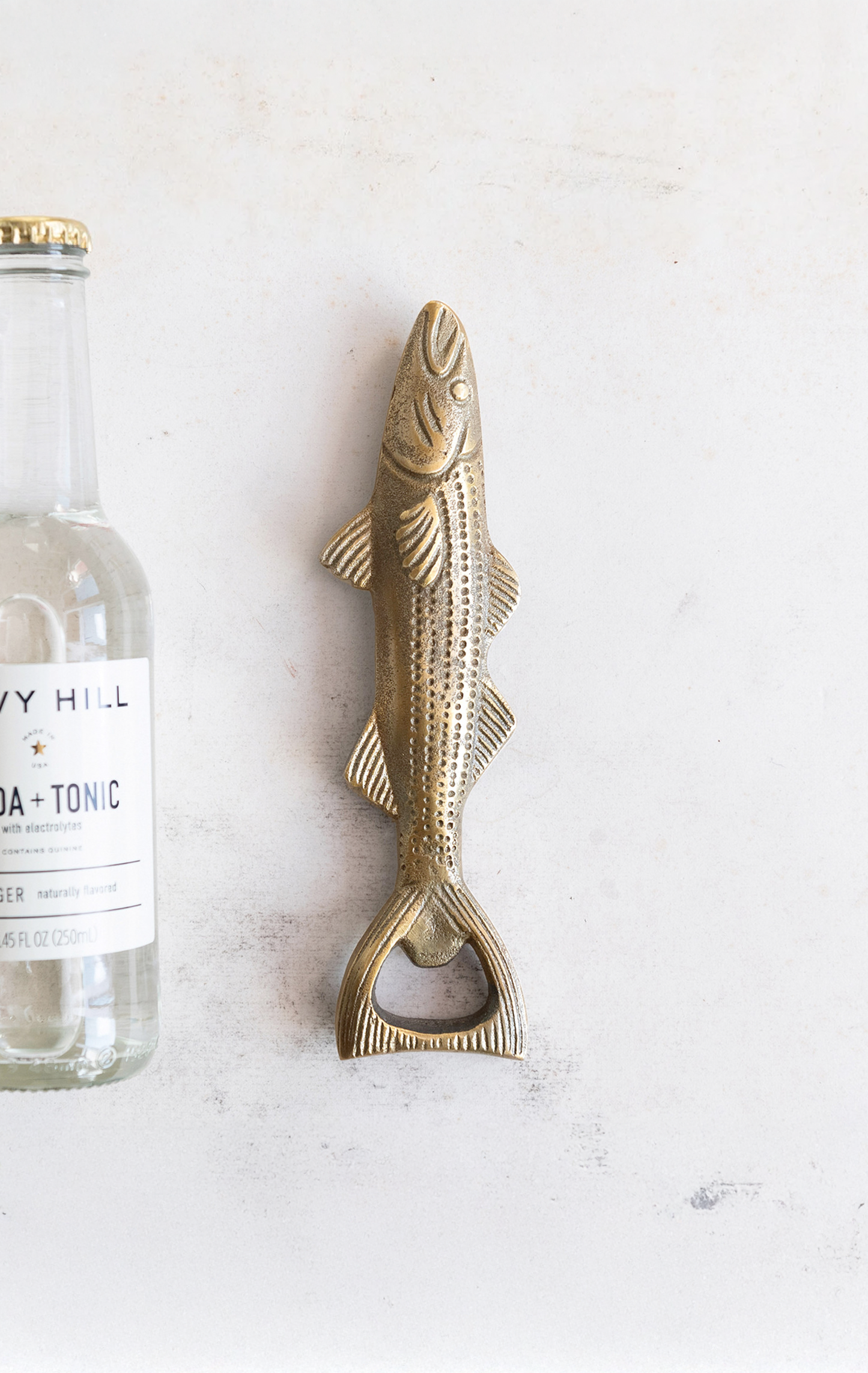 CAST ALUMINUM FISH SHAPED BOTTLE OPENER