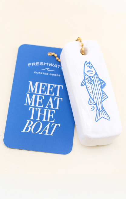 FRESHWATER FISH FLOATING KEYCHAIN