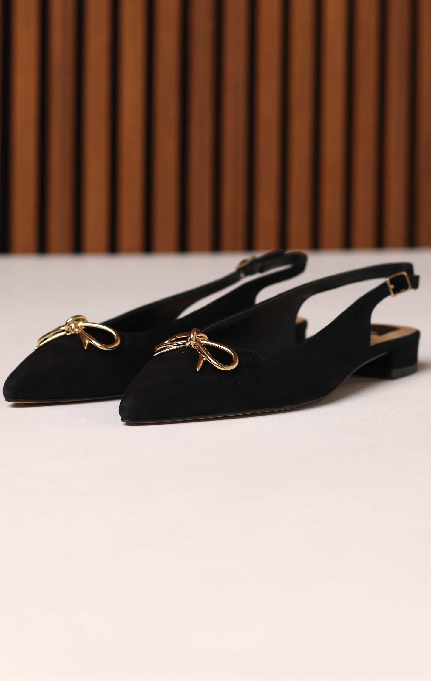 OBELLA SLING BACK SLIDE ONYX