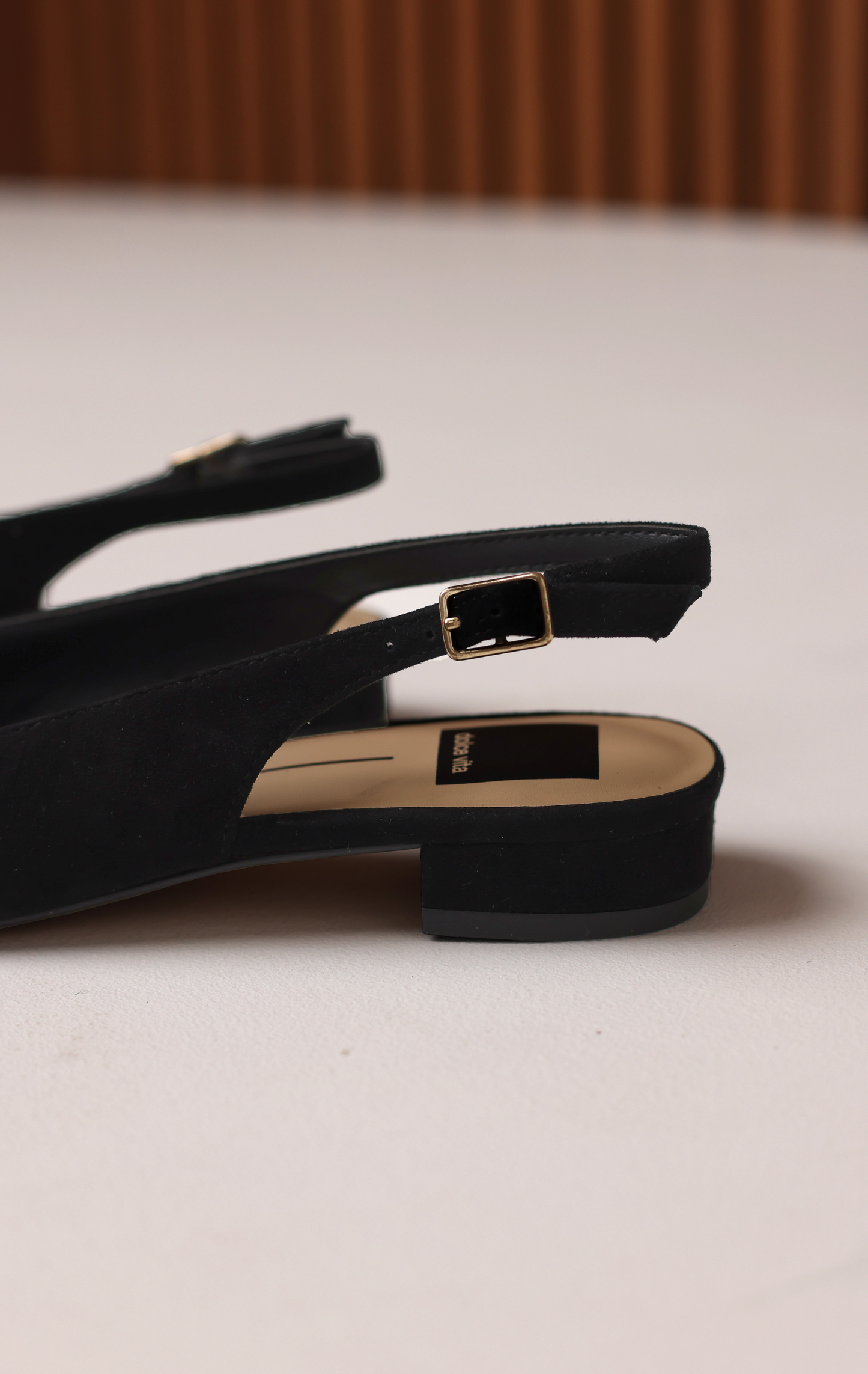 OBELLA SLING BACK SLIDE ONYX