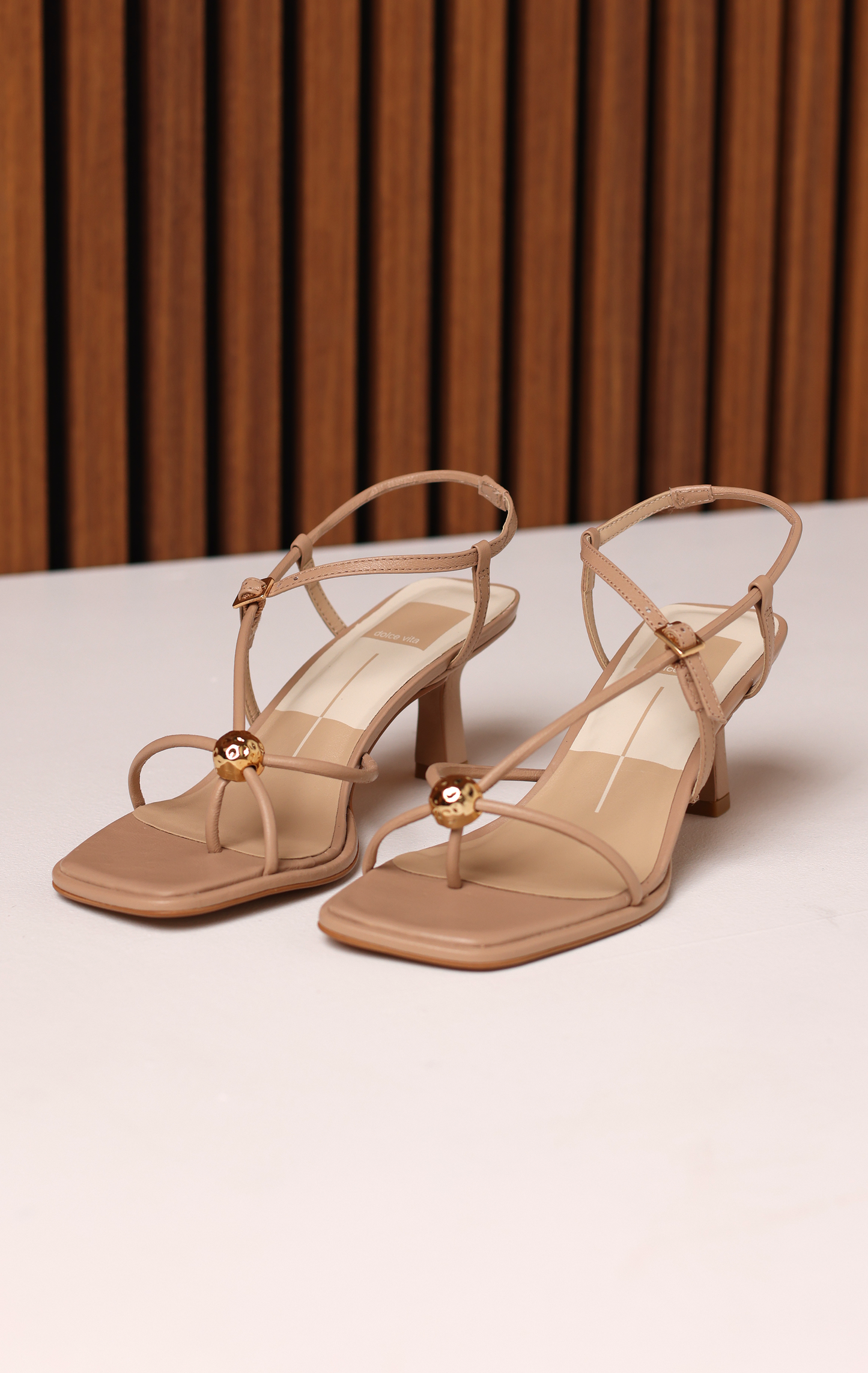 MYLEE HEEL LIGHT TAN LEATHER