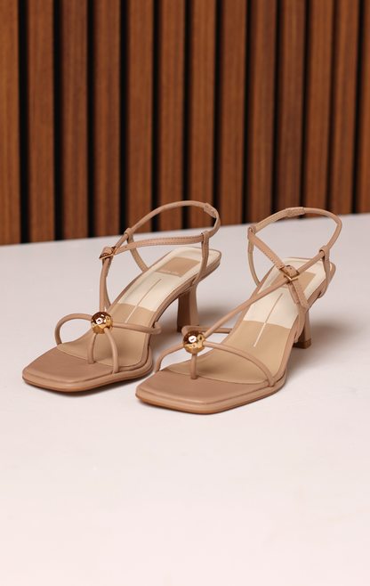 MYLEE HEEL LIGHT TAN LEATHER