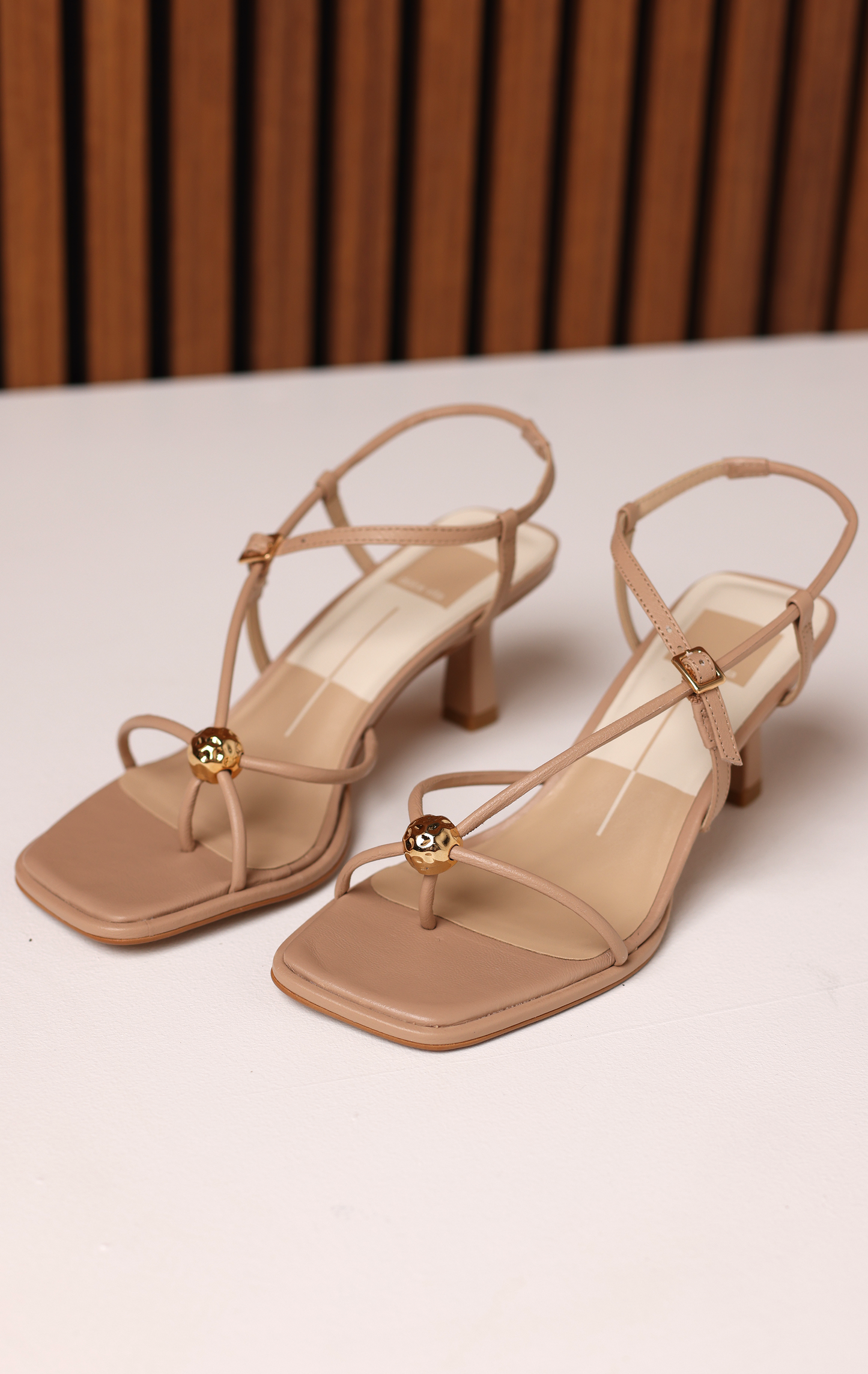 MYLEE HEEL LIGHT TAN LEATHER