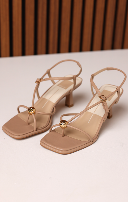 MYLEE HEEL LIGHT TAN LEATHER