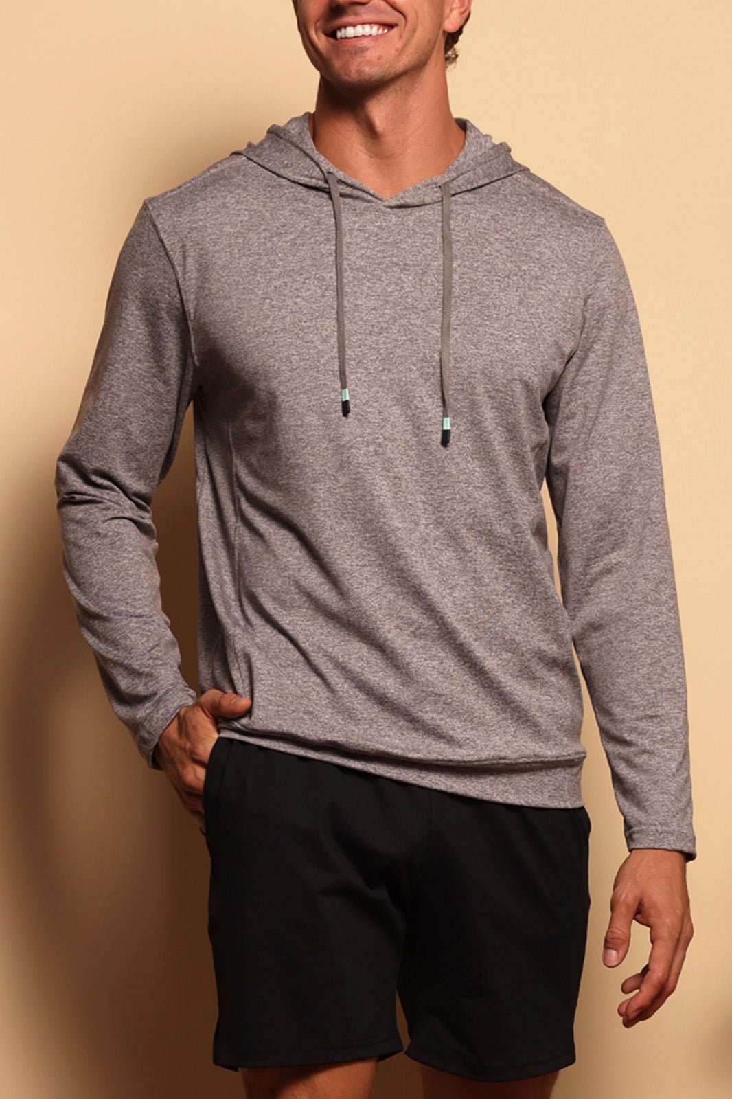 PULLOVER HOODIE - HEATHER SILVER - S