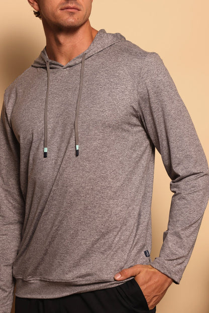 PULLOVER HOODIE - HEATHER SILVER - S