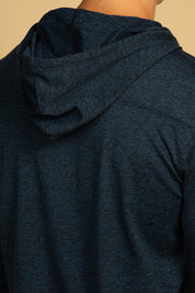 Black Pullover Hoodie For Men - Back Hood
