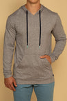 Grey Pullover Hoodie For Men