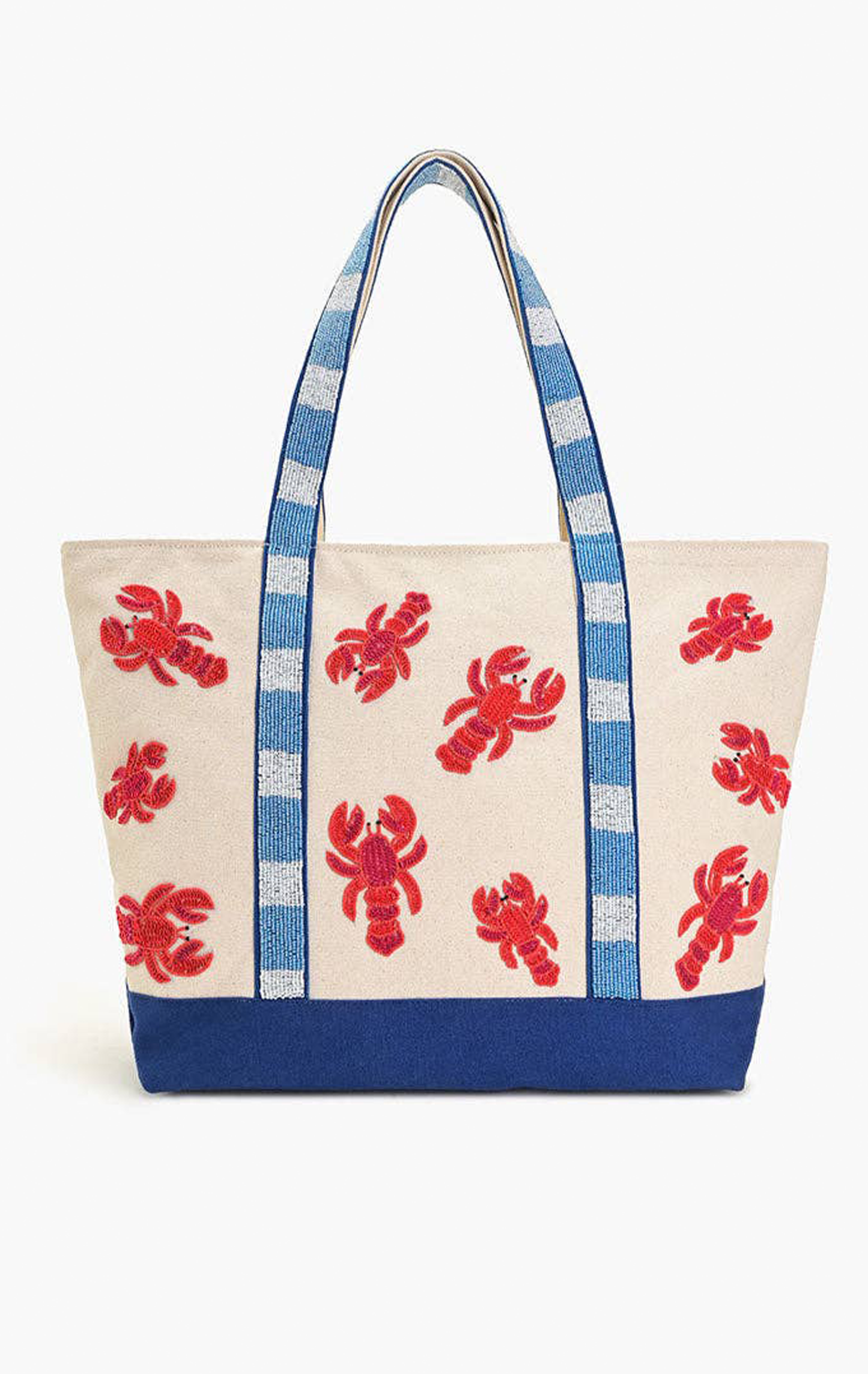 COASTAL CLAW BEADED BOAT BAG