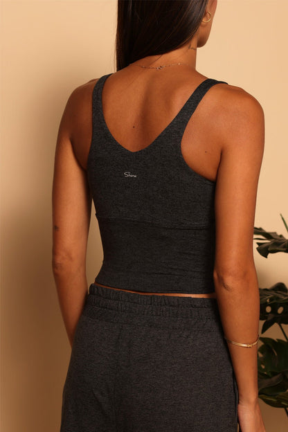 SPORTY TANK - CHARCOAL - XS