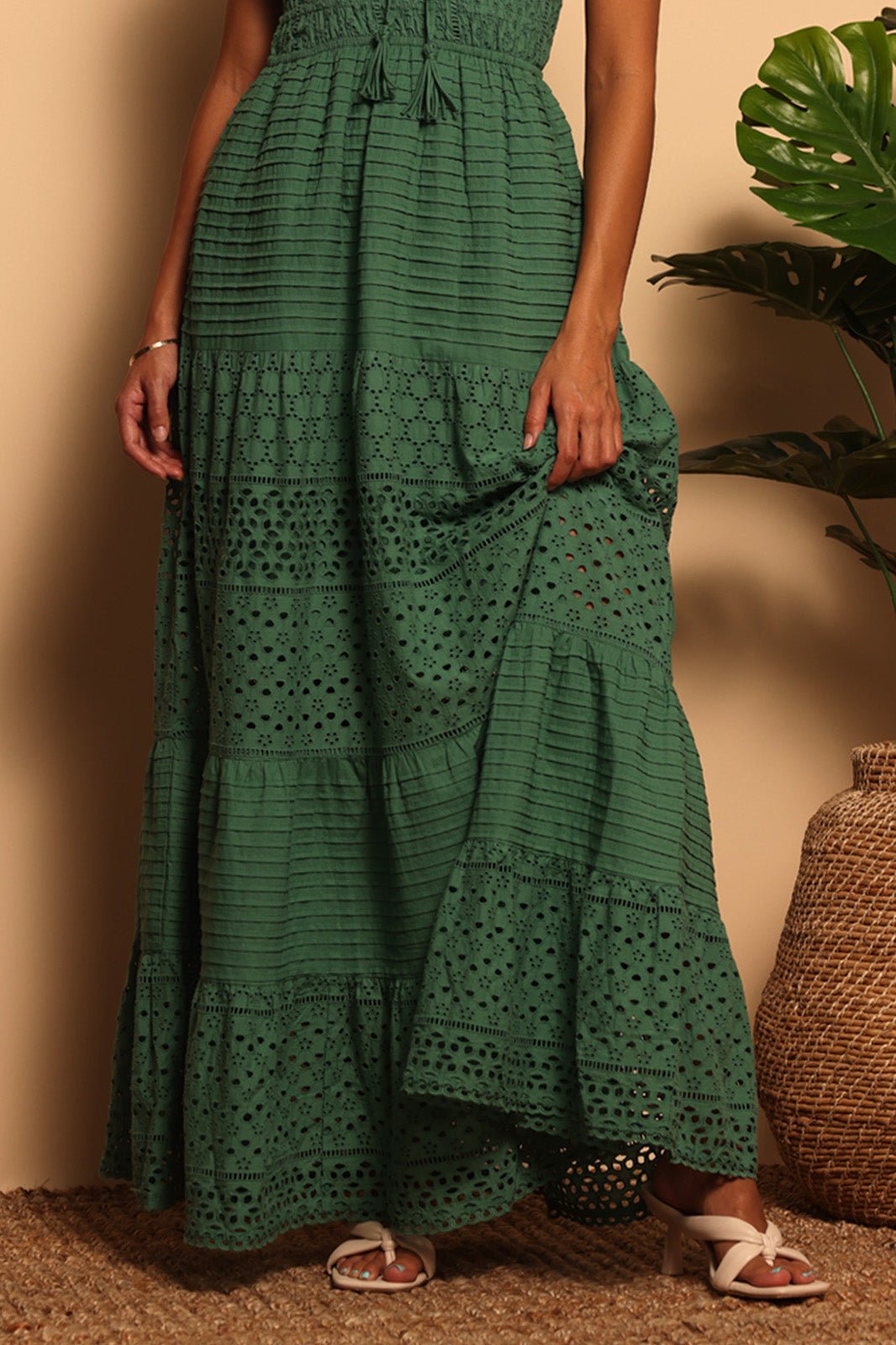 MURCIA MAXI DRESS - SEA GREEN - XS