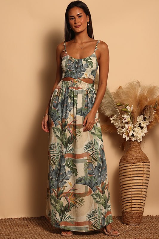 SHILOH MAXI DRESS - MODERN TROPICS - XS