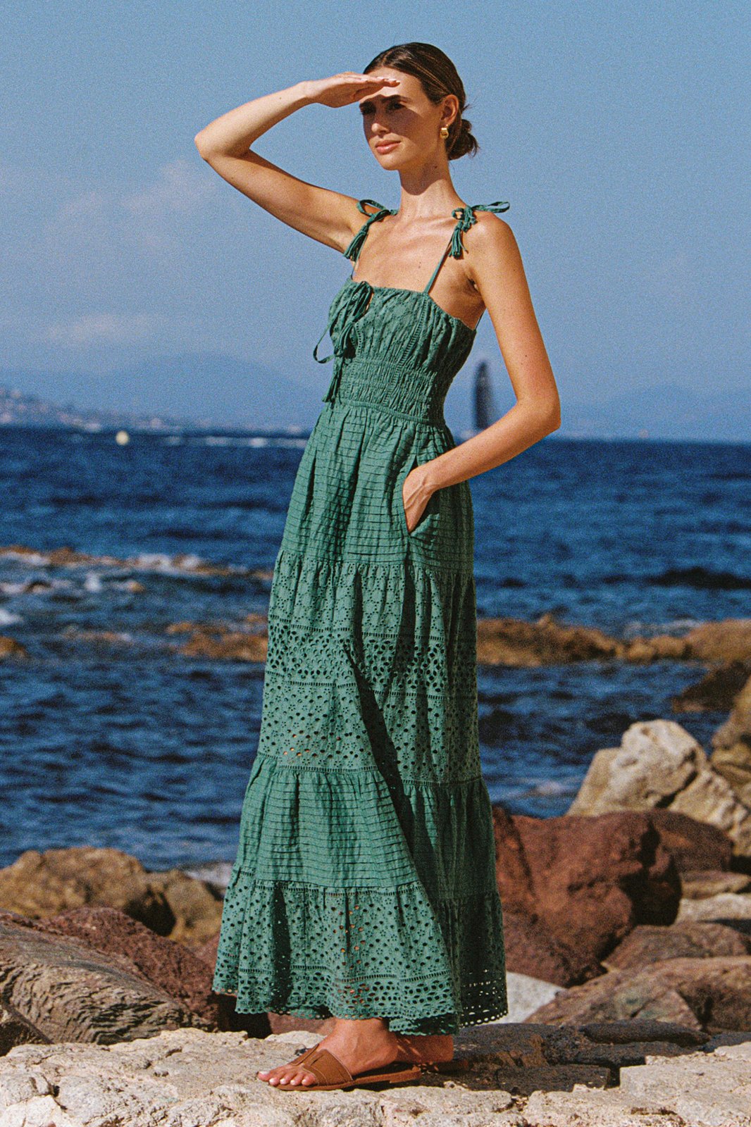 mint green crochet dress Mint Green Crochet Maxi Dress Selene Dress