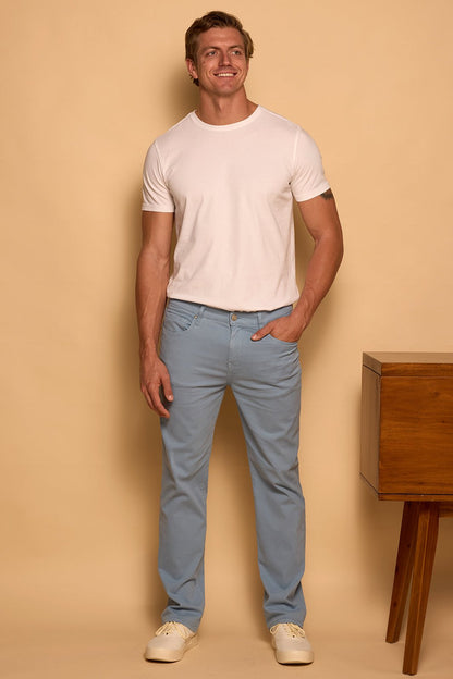 5 POCKET PANT - FADED DENIM - 28