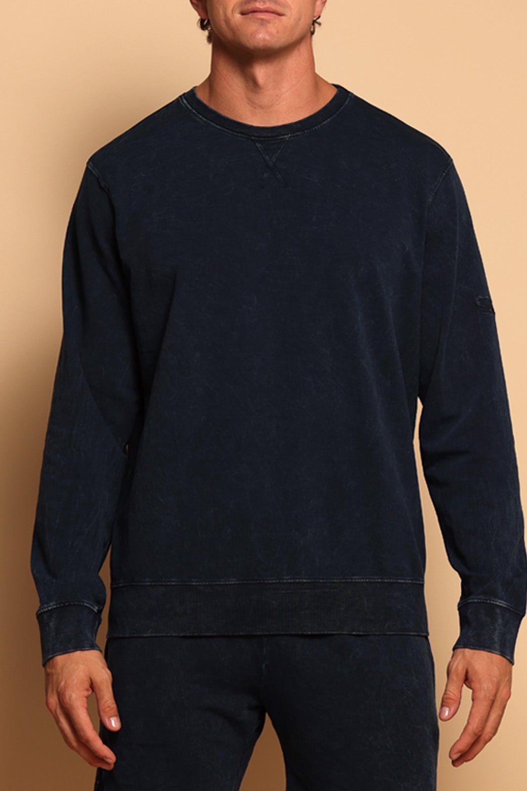 LONG SLEEVE PULLOVER - NAVY - S