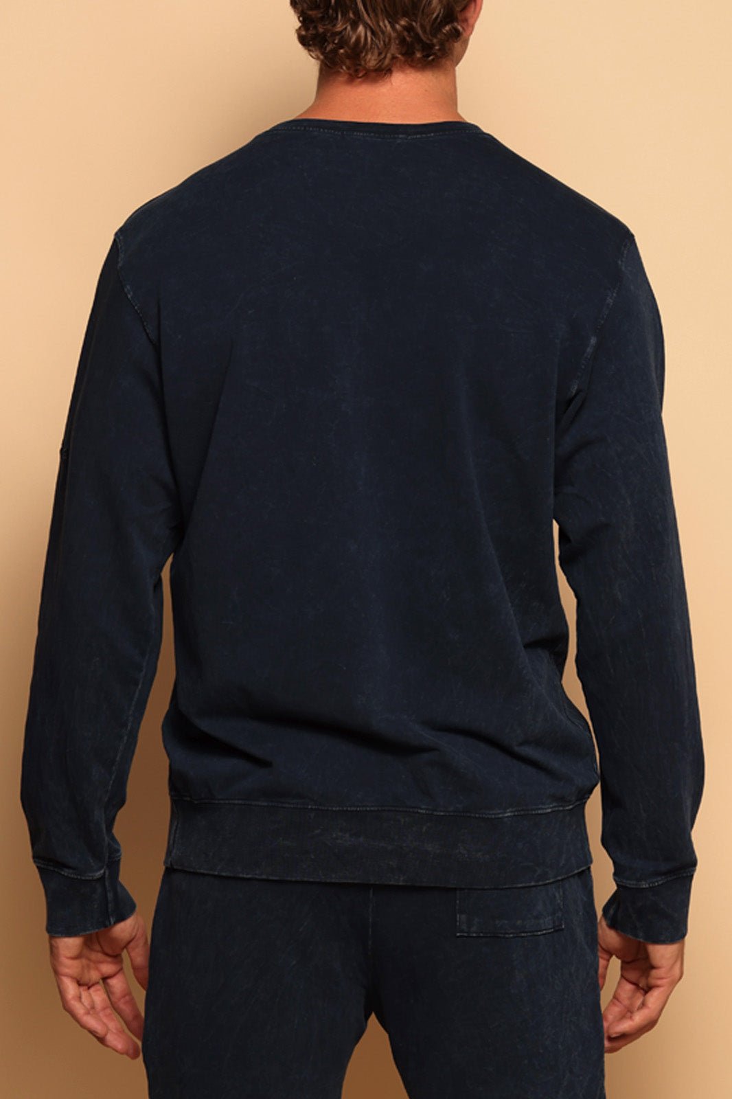 LONG SLEEVE PULLOVER - NAVY - S