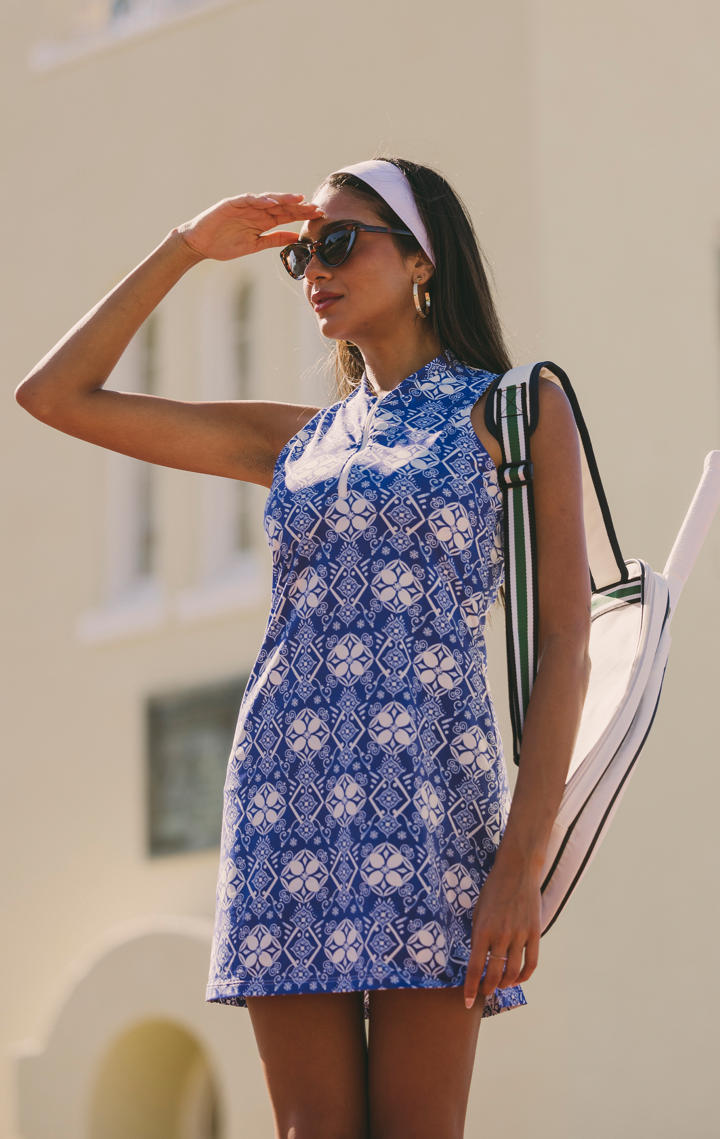 COURTSIDE DRESS SANTORINI