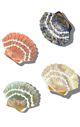Hand-Painted Seashell Claw Hair Clip Eco-Friendly
