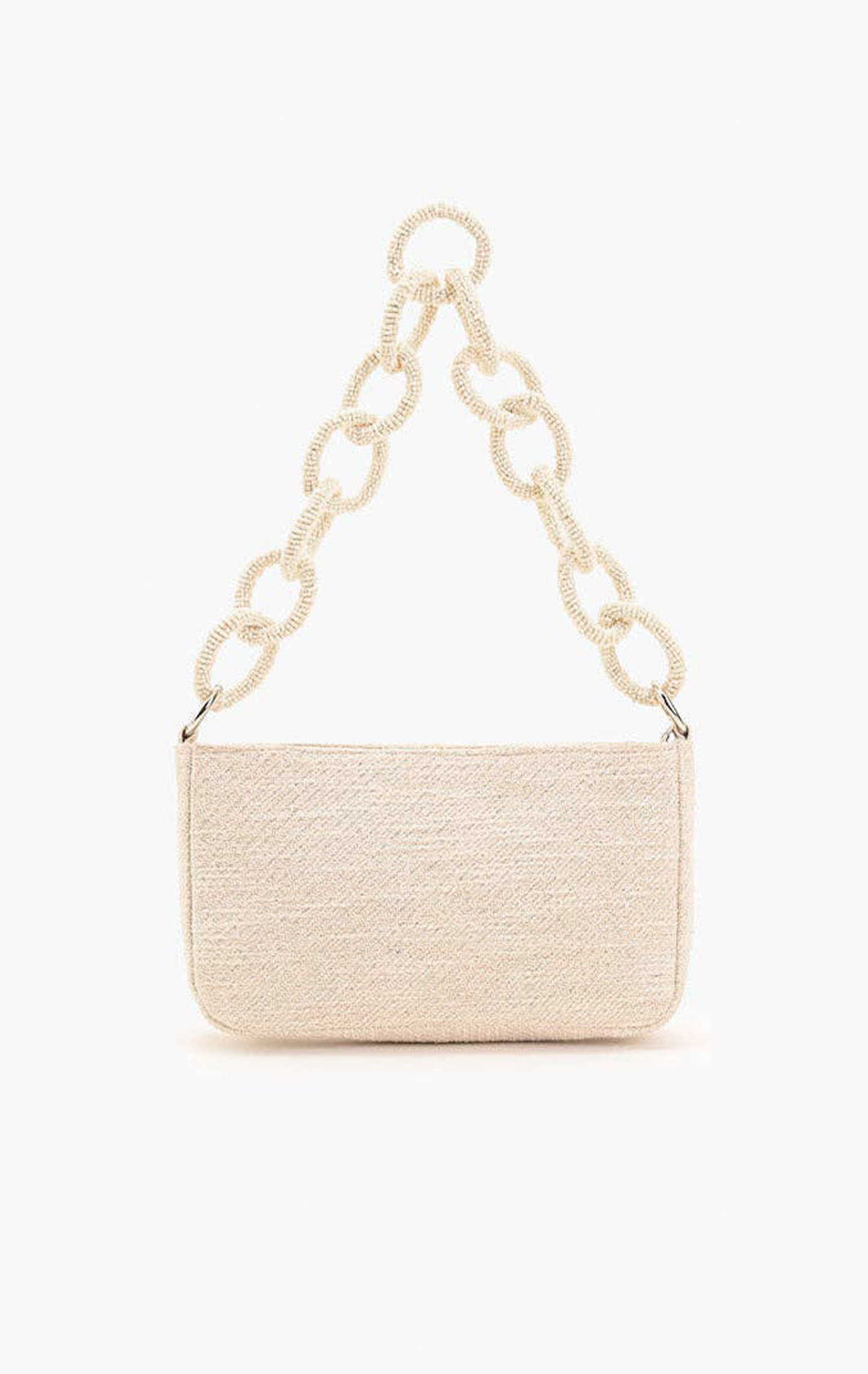 SHIMMERING SANDS EMBELLISHED SHOULDER BAG
