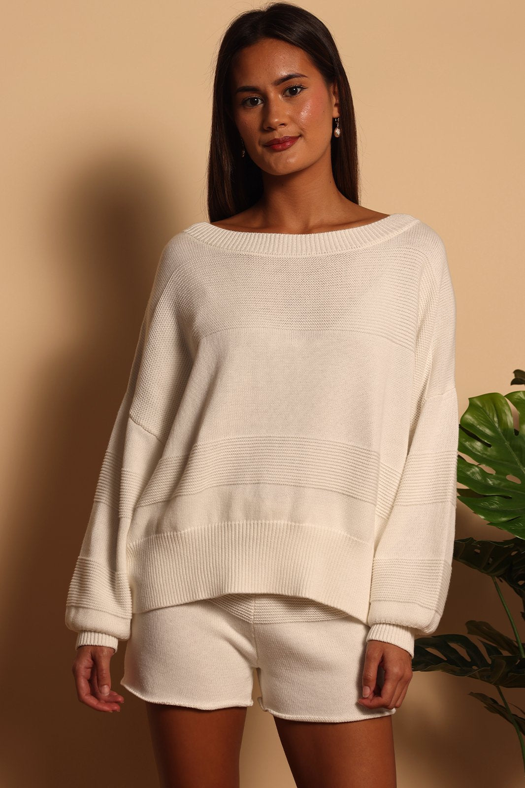 SUTTON SWEATER - IVORY - XS