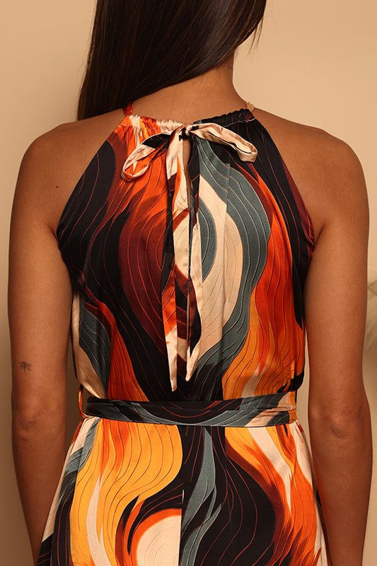 TIA TUNNEL DRESS - CANYON SWIRL - XS