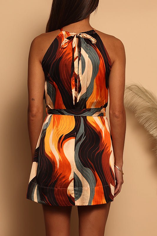 TIA TUNNEL DRESS - CANYON SWIRL - XS